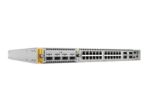 Allied Telesis AT X950-28XTQM - Switch - L3  - managed - 24 x 1/2.5/5/10GBase-T   4 x 40/100 Gigabit QSFP  / QSFP28 - rack-mountable AT-X950-28XTQM-900