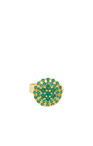 Antria Emmerald Circle Earcuff