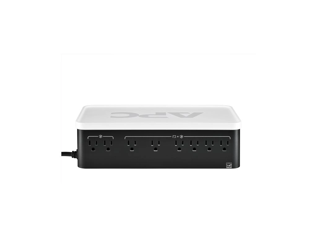 APC Back-UPS BE900G3 - UPS - USB-C   USB-A - AC 120 V - 540 Watt - 900 VA - output connectors: 8 - black and white
