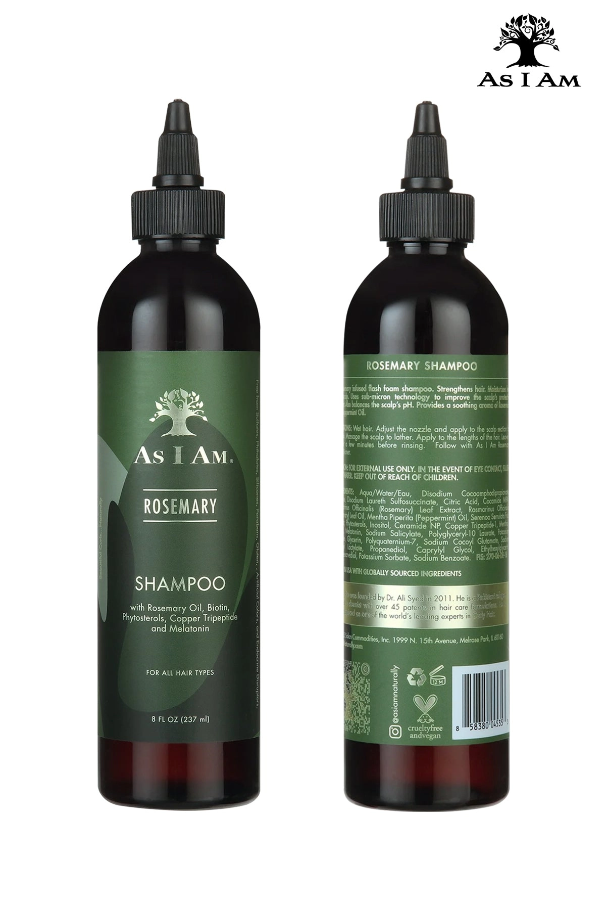 AS I AM ROSEMARY SHAMPOO 8oz
