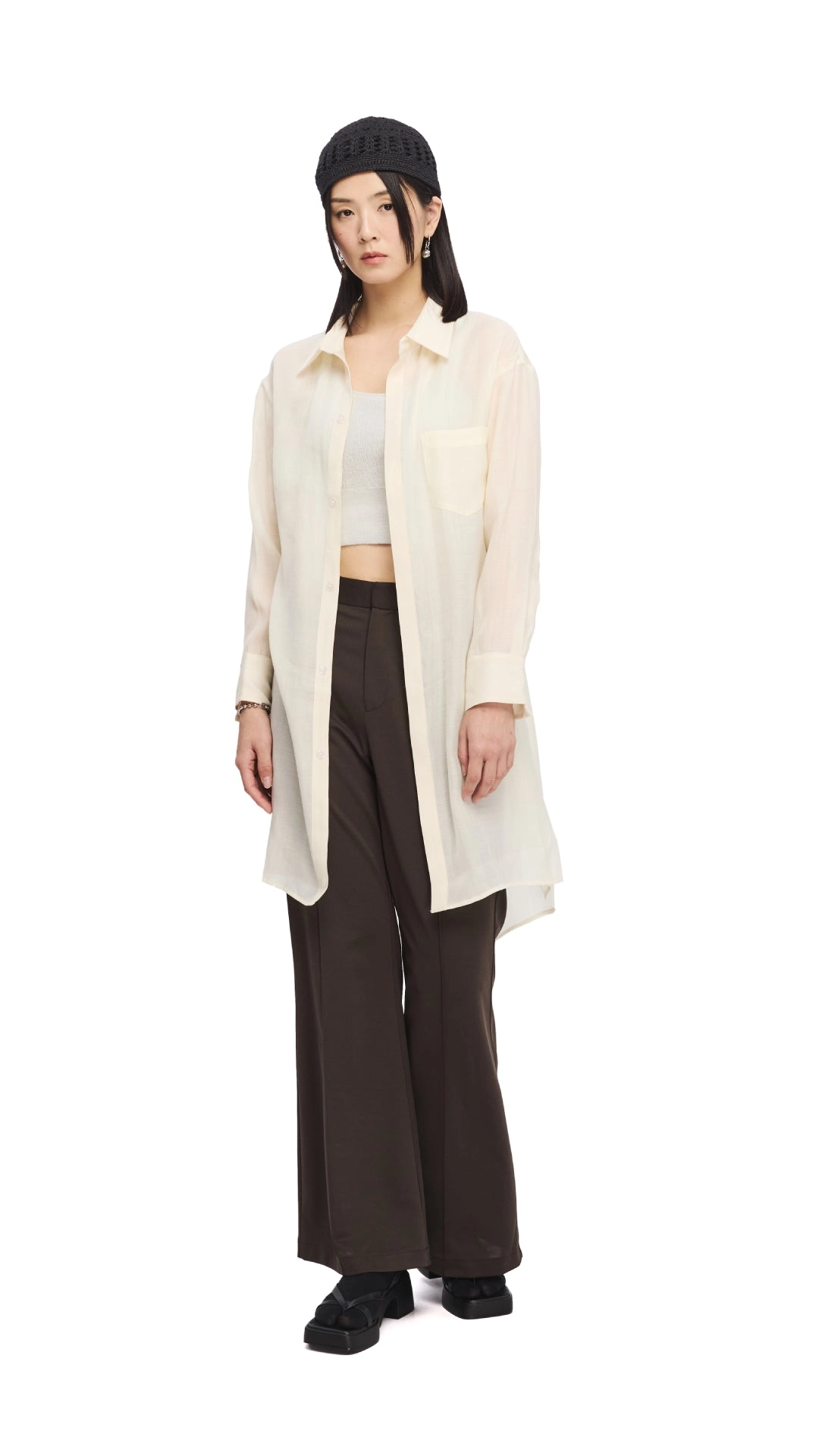 Asymmetric Long Shirt