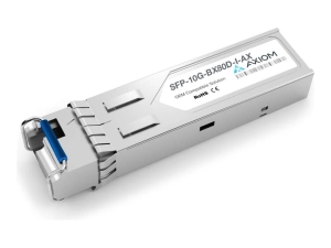 Axiom - SFP  transceiver module (equivalent to: Cisco SFP-10G-BX80D-I=) - 10GbE - 10GBase-BX80-D - LC single-mode SFP-10G-BX80D-I-AX
