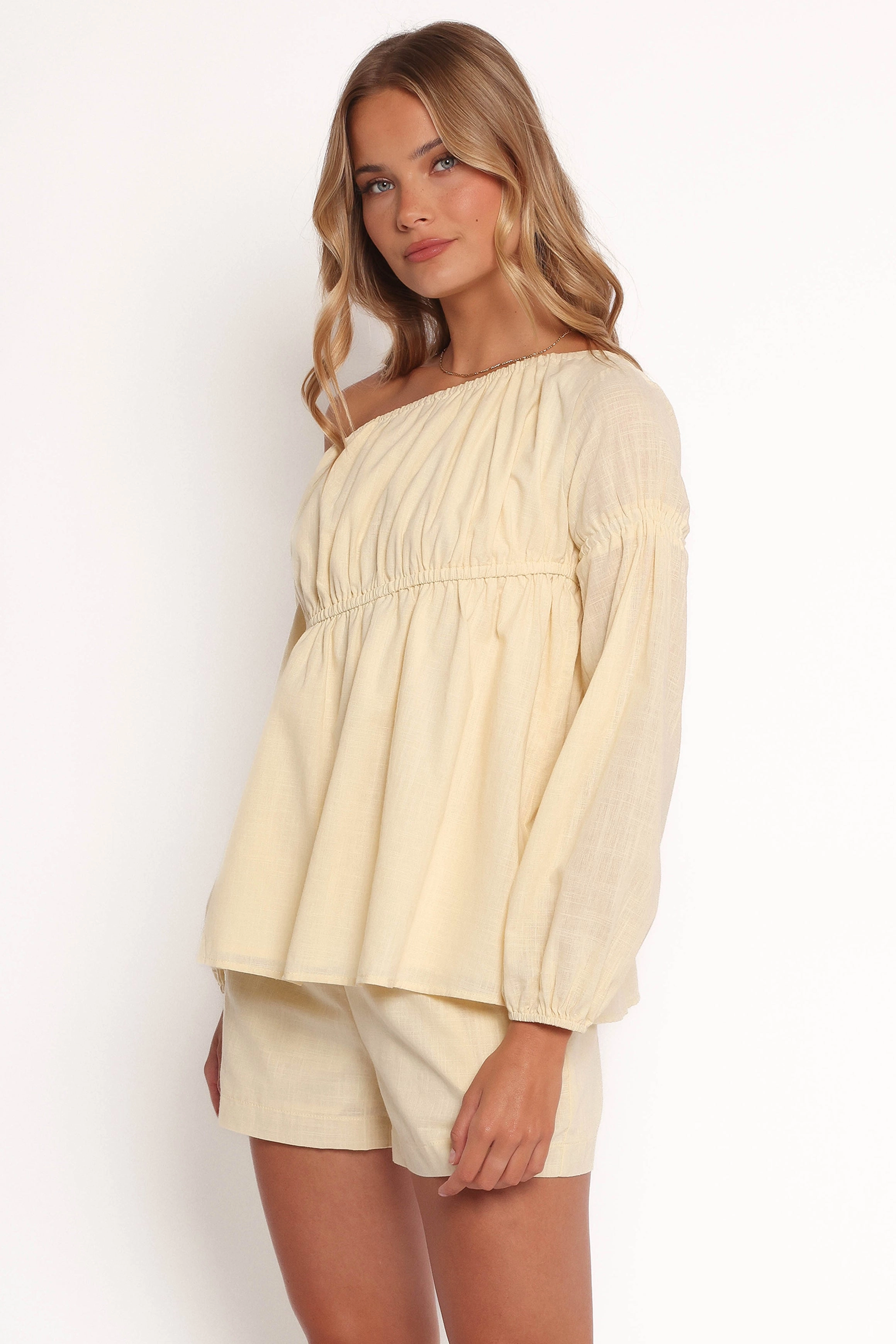 Bodhi Off Shoulder Top - Butter