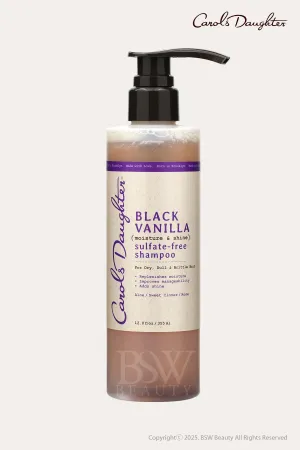 CAROLS DAUGHTER BLACK VANILLA MOISTURE & SHINE SULFATE-FREE SHAMPOO 12oz