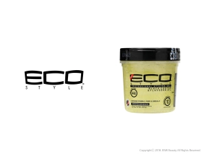 ECO STYLE PROFESSIONAL STYLING GEL - BLACK CASTOR & FLAXSEED OIL