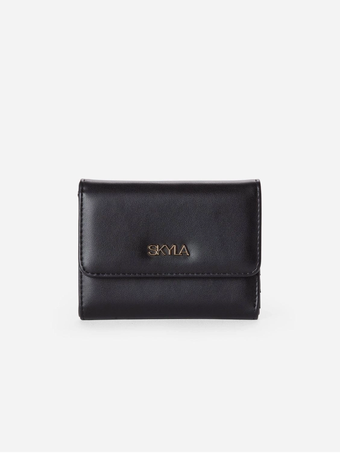 Eli Vegan Leather Wallet | Black