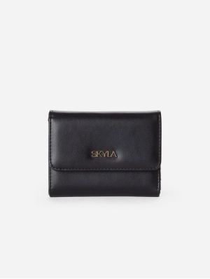 Eli Vegan Leather Wallet | Black