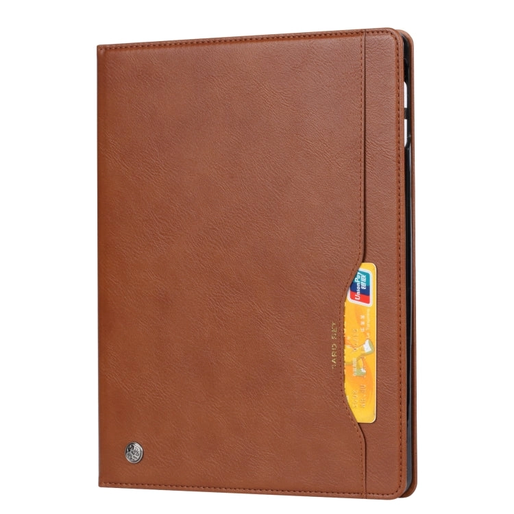 For iPad Mini Knead Skin Texture Horizontal Flip Leather Tablet Case with Photo Frame  Holder