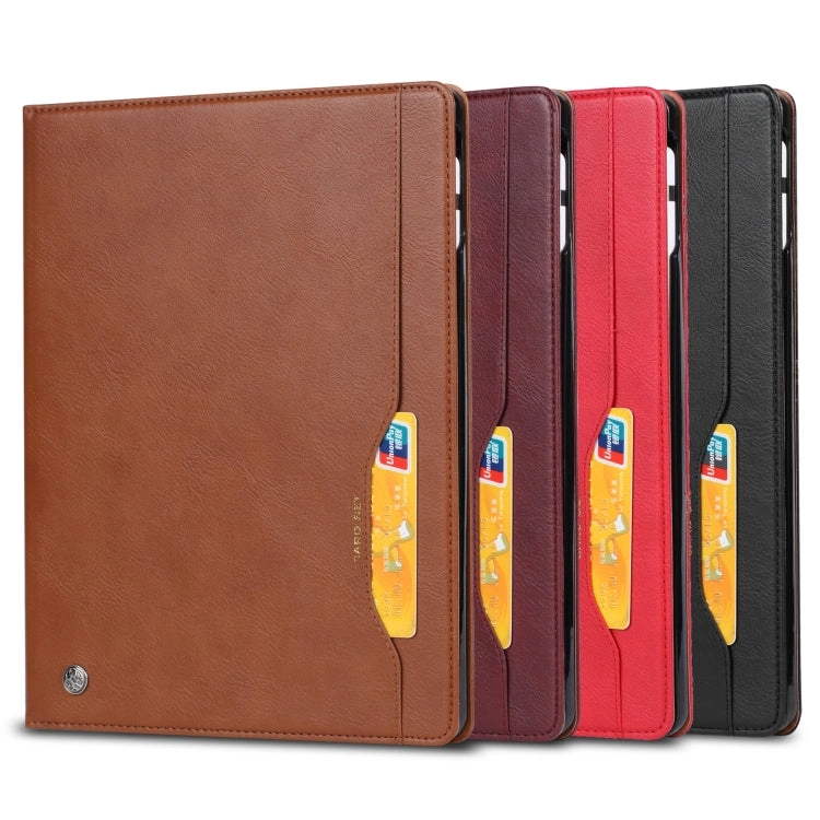 For iPad Pro Knead Skin Texture Horizontal Flip Leather Tablet Case with Photo Frame  Holder