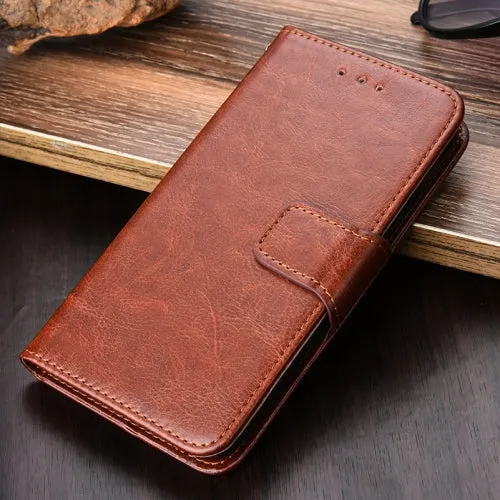 For iPhone 11 Crystal Texture Horizontal Flip Leather Case with Holder  Card Slots