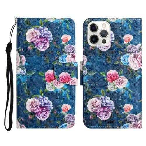 For iPhone 11 Painted Pattern Horizontal Flip Leather Case with Holder  Card Slot  Wallet