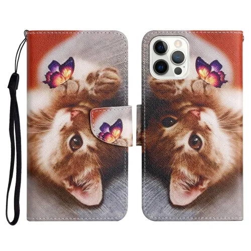 For iPhone 11 Painted Pattern Horizontal Flip Leather Case with Holder  Card Slot  Wallet