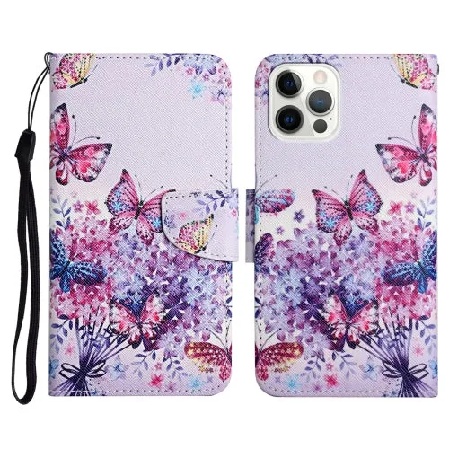 For iPhone 11 Painted Pattern Horizontal Flip Leather Case with Holder  Card Slot  Wallet