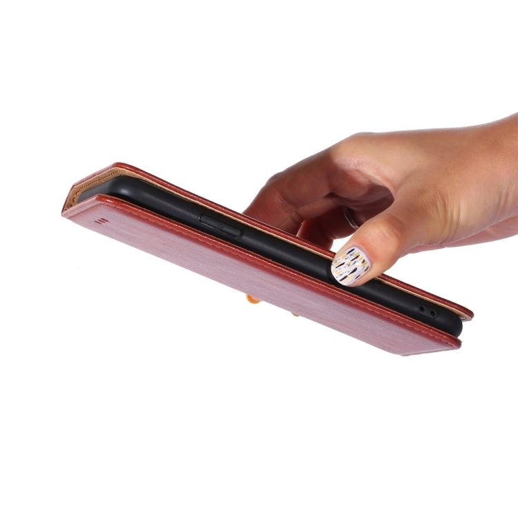 For Samaung Galaxy S22 5G Pure Color Magnetic Horizontal Flip Leather Case with Holder  Card