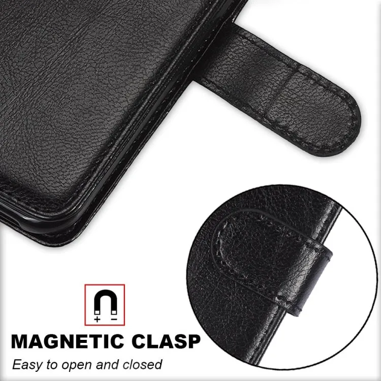 For Samsung Galaxy Note 20 Pure Color Horizontal Flip PU Leather Case with Holder  Card Slots