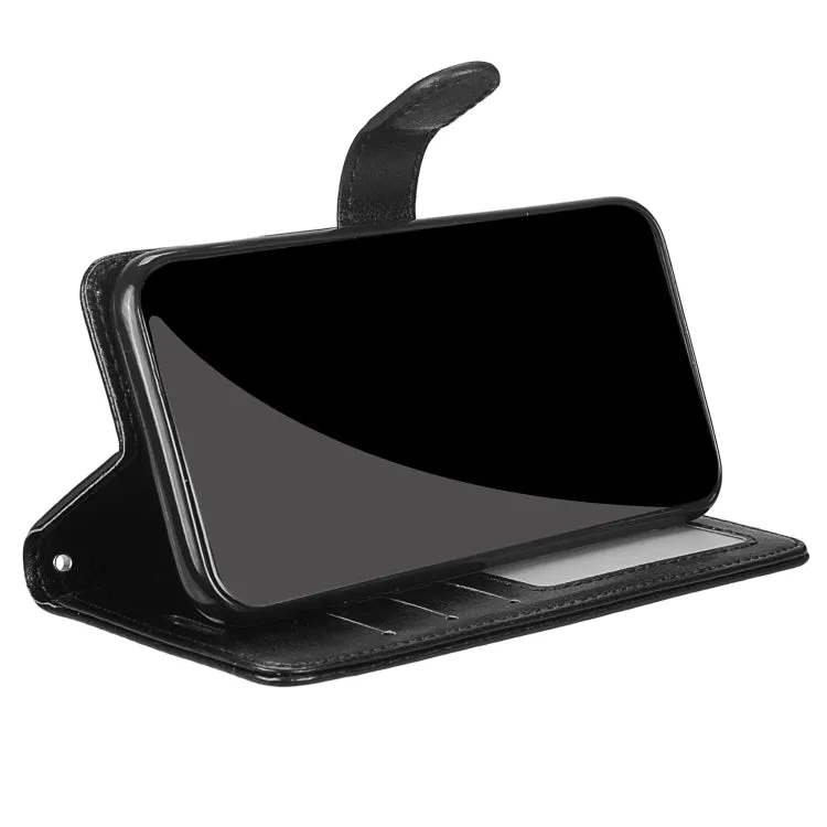 For Samsung Galaxy Note 20 Pure Color Horizontal Flip PU Leather Case with Holder  Card Slots