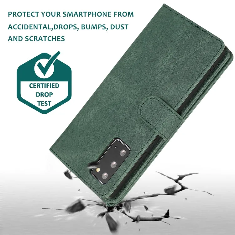 For Samsung Galaxy Note 20 Skin-feel Crazy Horse Texture Zipper Wallet Bag Horizontal Flip Leather