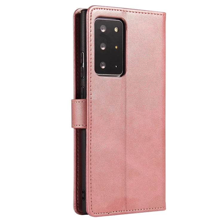 For Samsung Galaxy Note20 Calf Texture Buckle Horizontal Flip Leather Case with Holder  Card