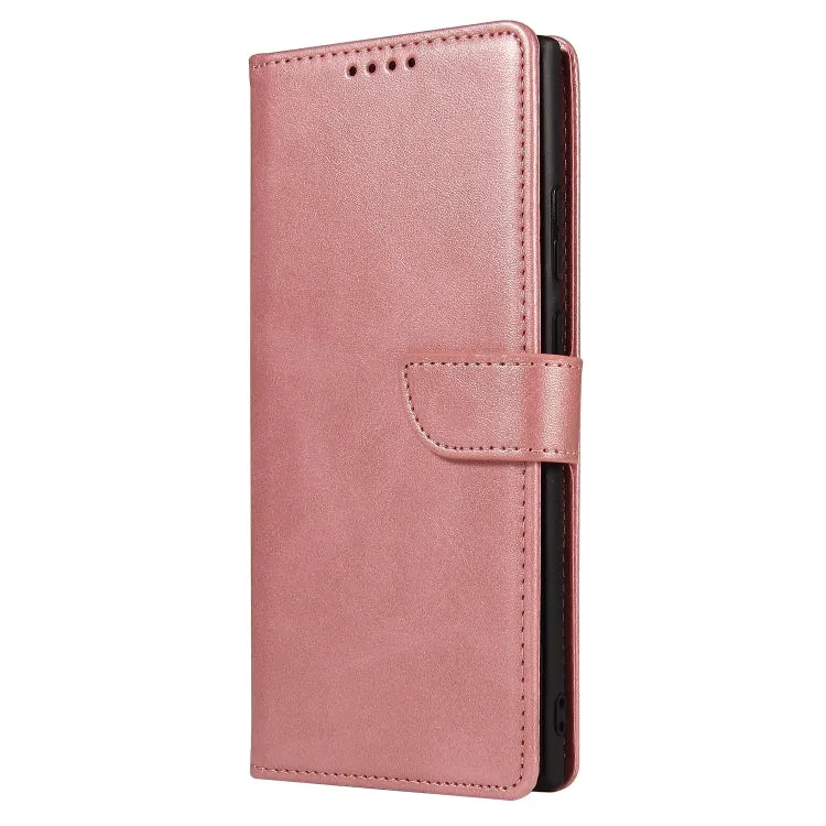 For Samsung Galaxy Note20 Calf Texture Buckle Horizontal Flip Leather Case with Holder  Card
