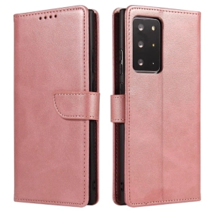 For Samsung Galaxy Note20 Calf Texture Buckle Horizontal Flip Leather Case with Holder  Card