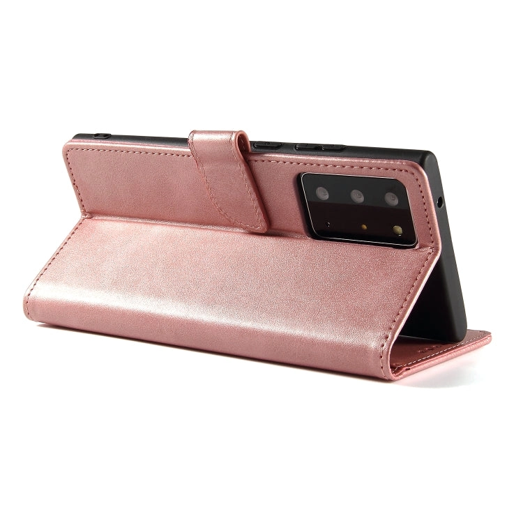 For Samsung Galaxy Note20 Calf Texture Buckle Horizontal Flip Leather Case with Holder  Card
