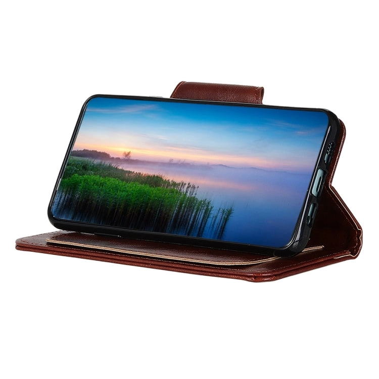 For Samsung Galaxy Note20 Crazy Horse Texture Horizontal Flip Leather Case with Holder  6-Card