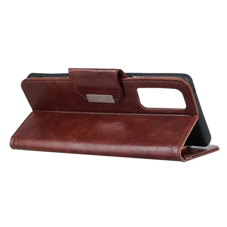 For Samsung Galaxy Note20 Crazy Horse Texture Horizontal Flip Leather Case with Holder  6-Card