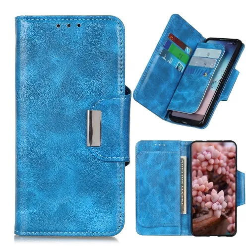 For Samsung Galaxy Note20 Crazy Horse Texture Horizontal Flip Leather Case with Holder  6-Card