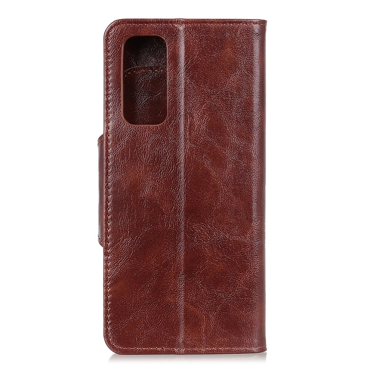 For Samsung Galaxy Note20 Crazy Horse Texture Horizontal Flip Leather Case with Holder  6-Card