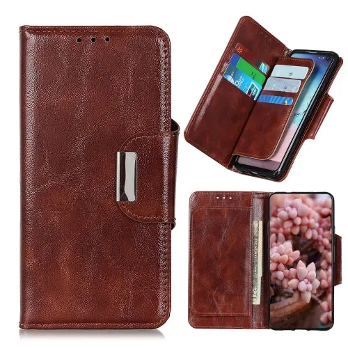 For Samsung Galaxy Note20 Crazy Horse Texture Horizontal Flip Leather Case with Holder  6-Card