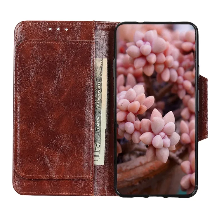 For Samsung Galaxy Note20 Crazy Horse Texture Horizontal Flip Leather Case with Holder  6-Card