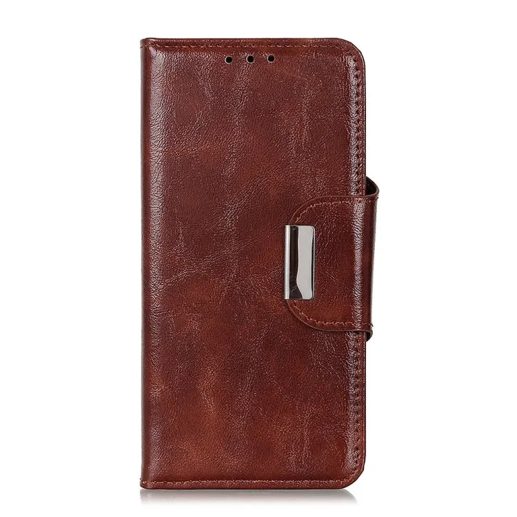 For Samsung Galaxy Note20 Crazy Horse Texture Horizontal Flip Leather Case with Holder  6-Card