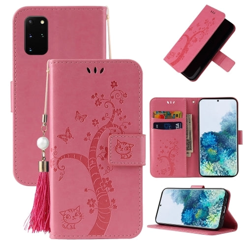 For Samsung Galaxy Note20 Embossed Lucky Tree Horizontal Flip Leather Case with Holder  Card