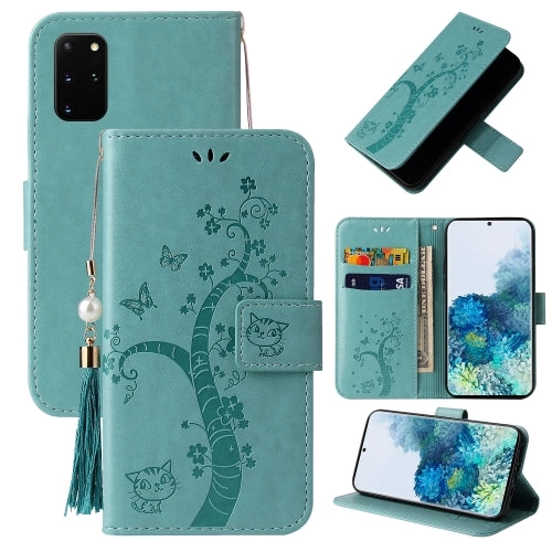For Samsung Galaxy Note20 Embossed Lucky Tree Horizontal Flip Leather Case with Holder  Card