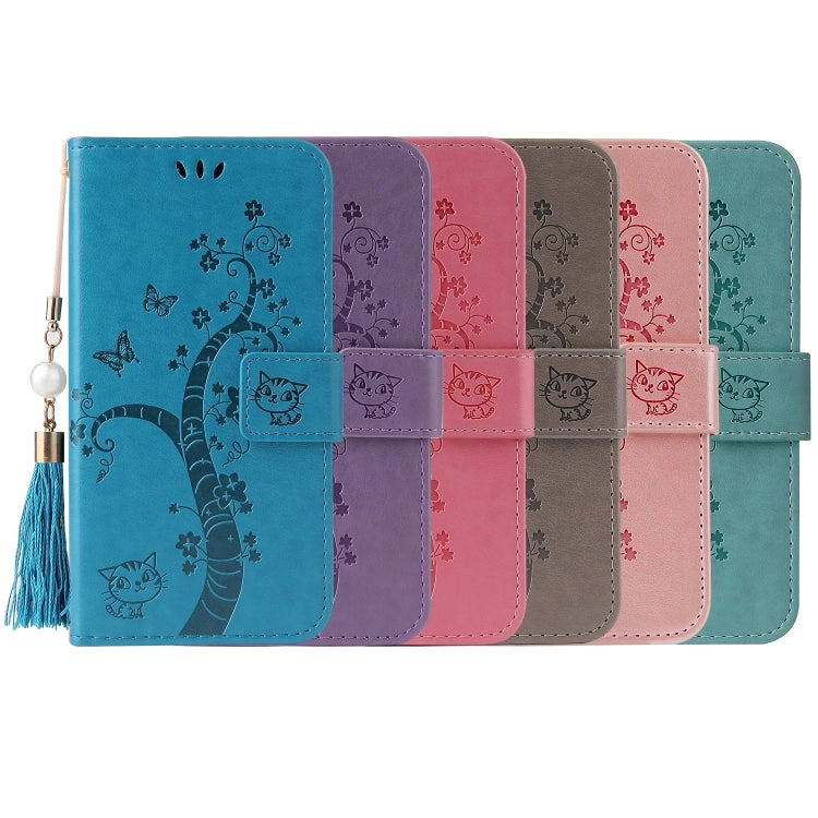 For Samsung Galaxy Note20 Embossed Lucky Tree Horizontal Flip Leather Case with Holder  Card