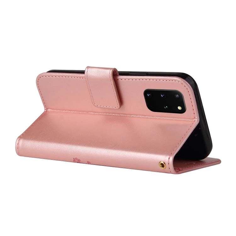 For Samsung Galaxy Note20 Embossed Lucky Tree Horizontal Flip Leather Case with Holder  Card
