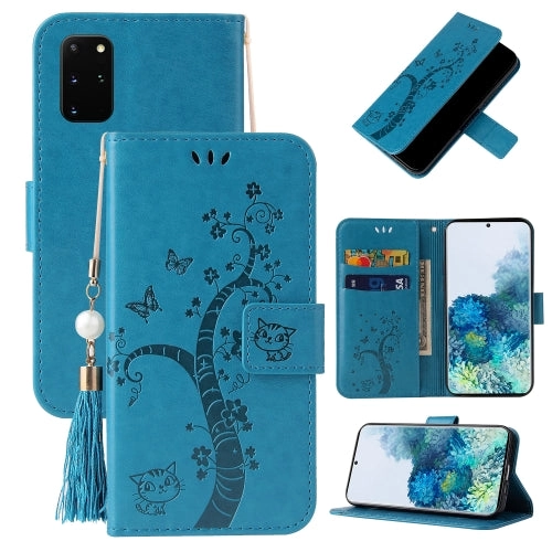 For Samsung Galaxy Note20 Embossed Lucky Tree Horizontal Flip Leather Case with Holder  Card