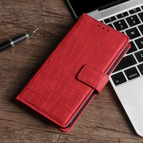 For Samsung Galaxy S21  5G Skin Feel Crocodile Texture Magnetic Clasp Horizontal Flip PU Leather