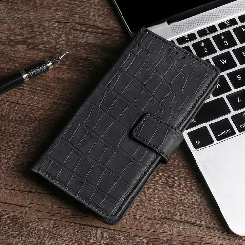For Samsung Galaxy S21  5G Skin Feel Crocodile Texture Magnetic Clasp Horizontal Flip PU Leather