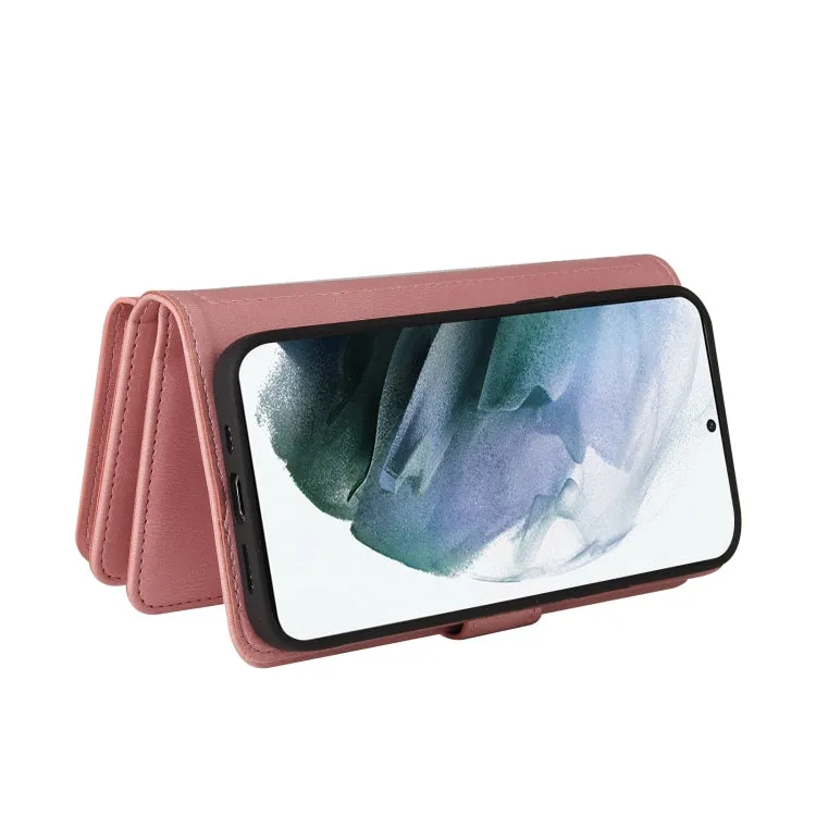 For Samsung Galaxy S21  5G Skin Feel PU   TPU Horizontal Flip Leather Case with Holder  15