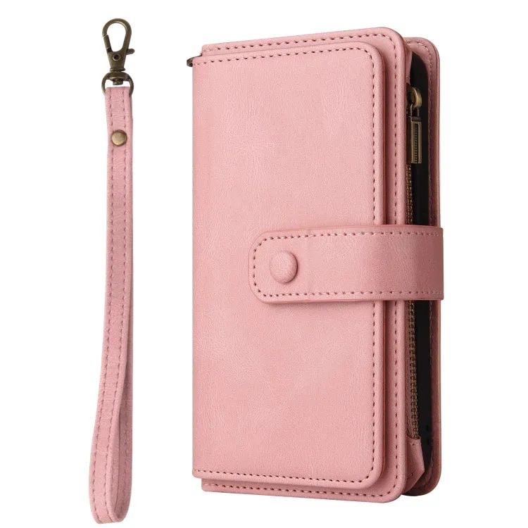 For Samsung Galaxy S21  5G Skin Feel PU   TPU Horizontal Flip Leather Case with Holder  15