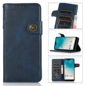 For Samsung Galaxy S22 5G KHAZNEH Dual-Splicing Cowhide Texture Horizontal Flip Leather Case with