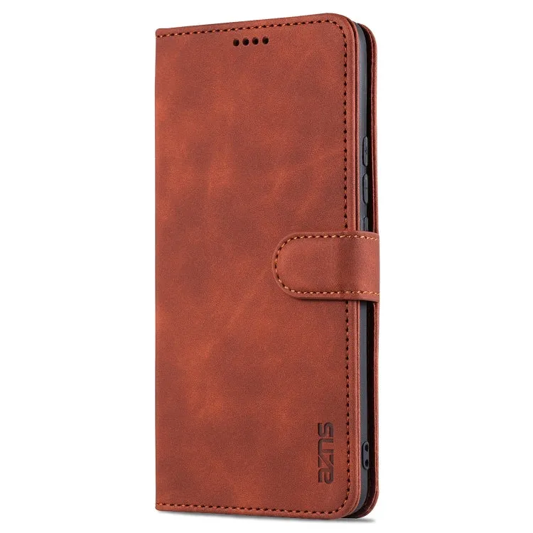 For Xiaomi Mi 11 AZNS Skin Feel Calf Texture Horizontal Flip Leather Case with Card Slots