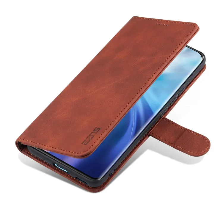 For Xiaomi Mi 11 AZNS Skin Feel Calf Texture Horizontal Flip Leather Case with Card Slots