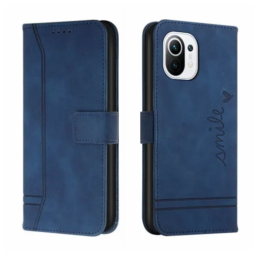 For Xiaomi Mi 11 Retro Skin Feel Horizontal Flip Soft TPU   PU Leather Case with Holder  Card