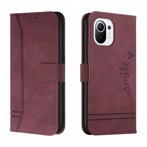For Xiaomi Mi 11 Retro Skin Feel Horizontal Flip Soft TPU   PU Leather Case with Holder  Card