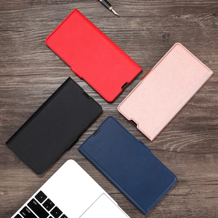 For Xiaomi Mi 11 Ultra-thin Voltage Side Buckle PU   TPU Horizontal Flip Leather Case with Holder