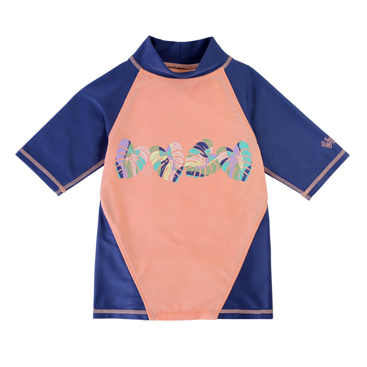 Girl's Short Sleeve Sport Sun & Swim Shirt