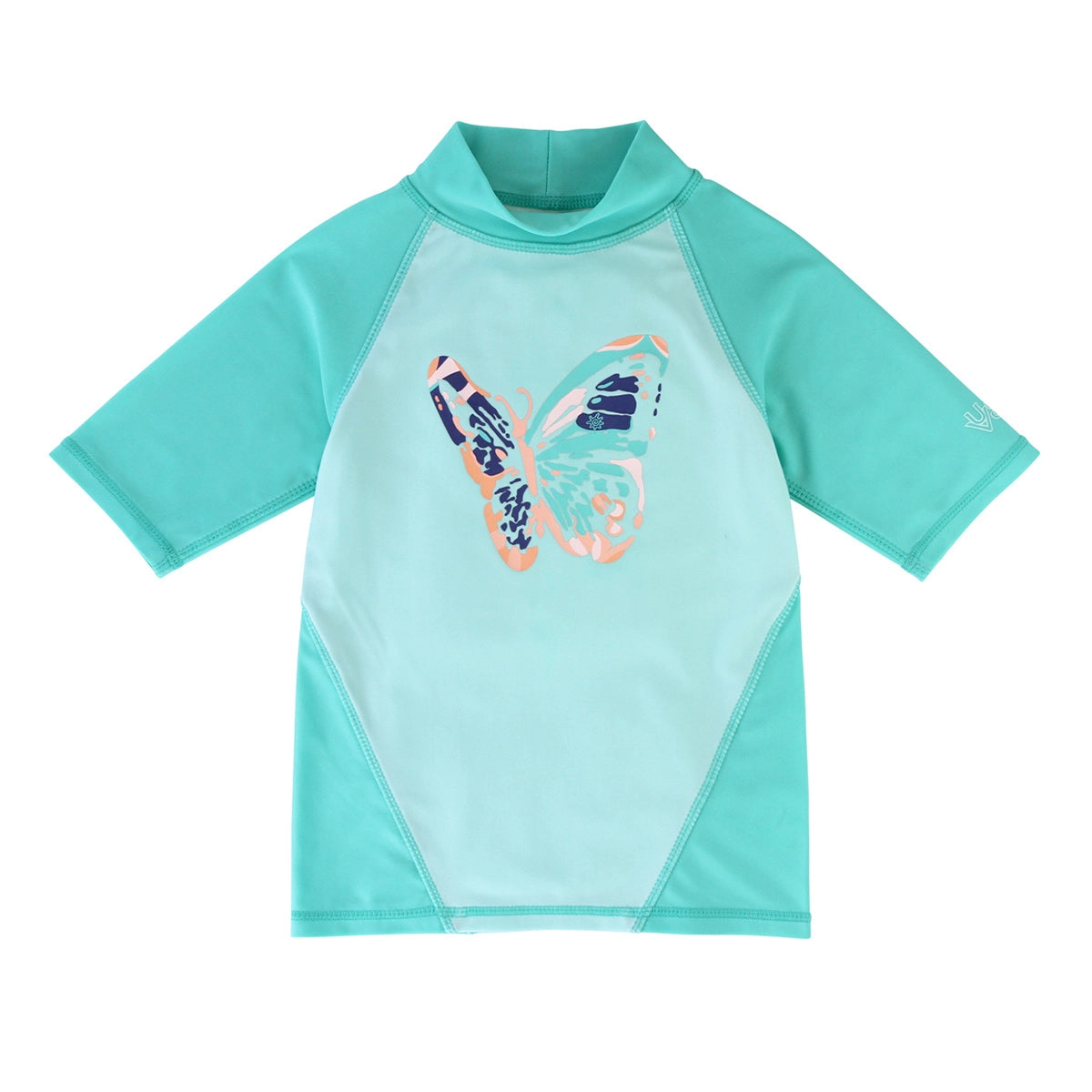 Girl's Short Sleeve Sport Sun & Swim Shirt
