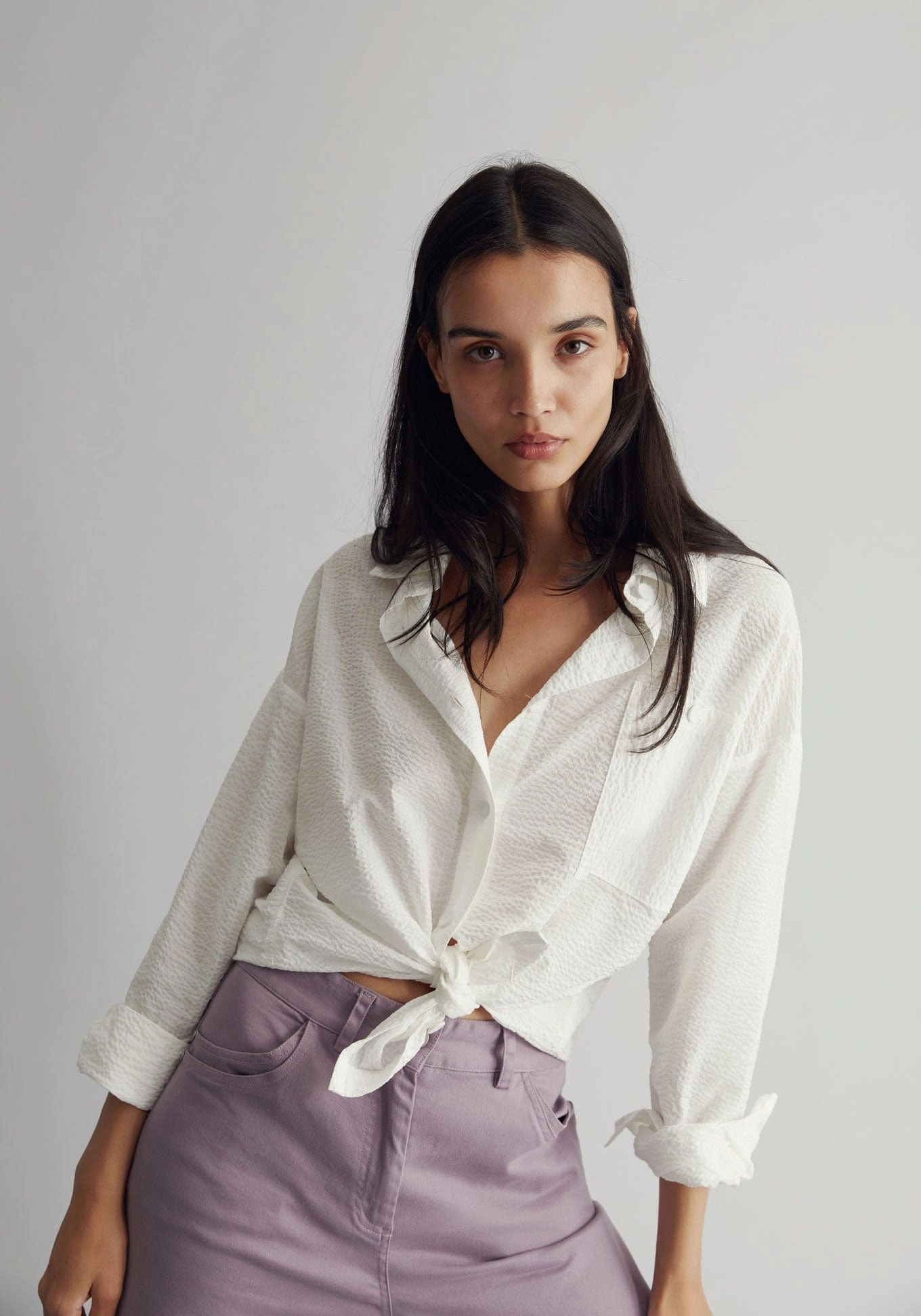 Hanako Organic Cotton Shirt | White